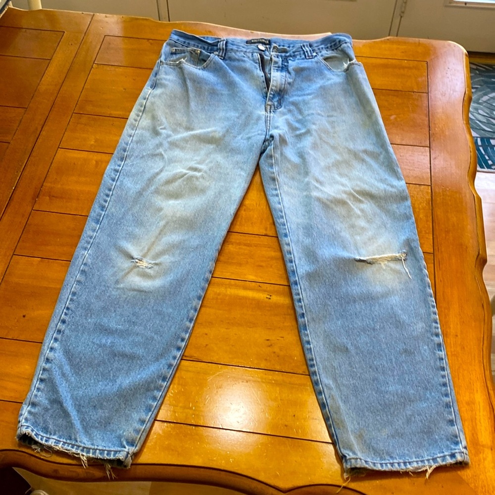 Britches 100% cotton blue jeans.